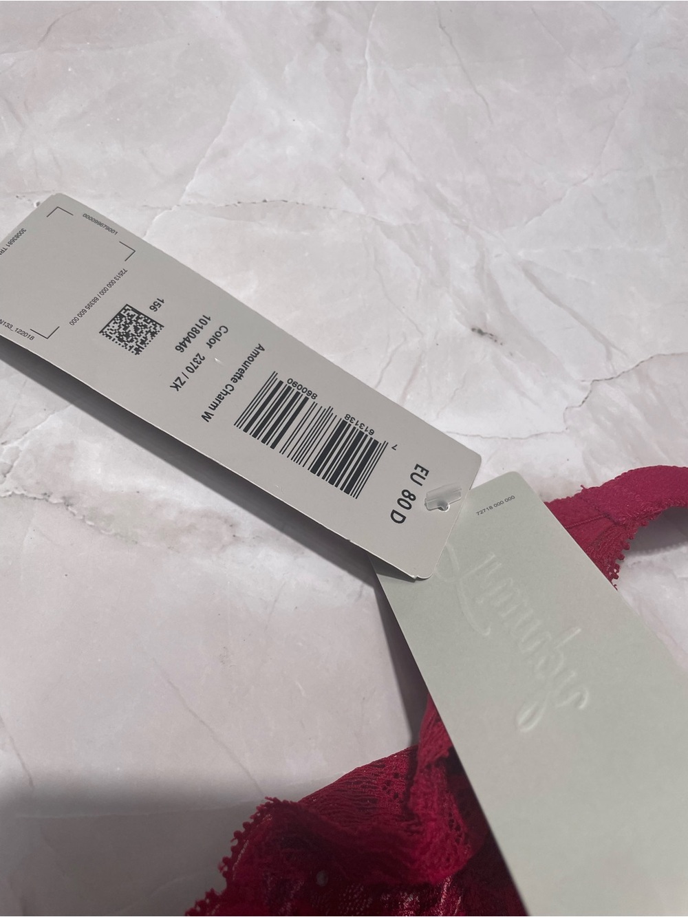 Triumph Lace Underwire Bra in Berry Red - Picture 6 of 10